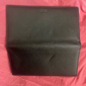 Coach Checkbook Black Leather